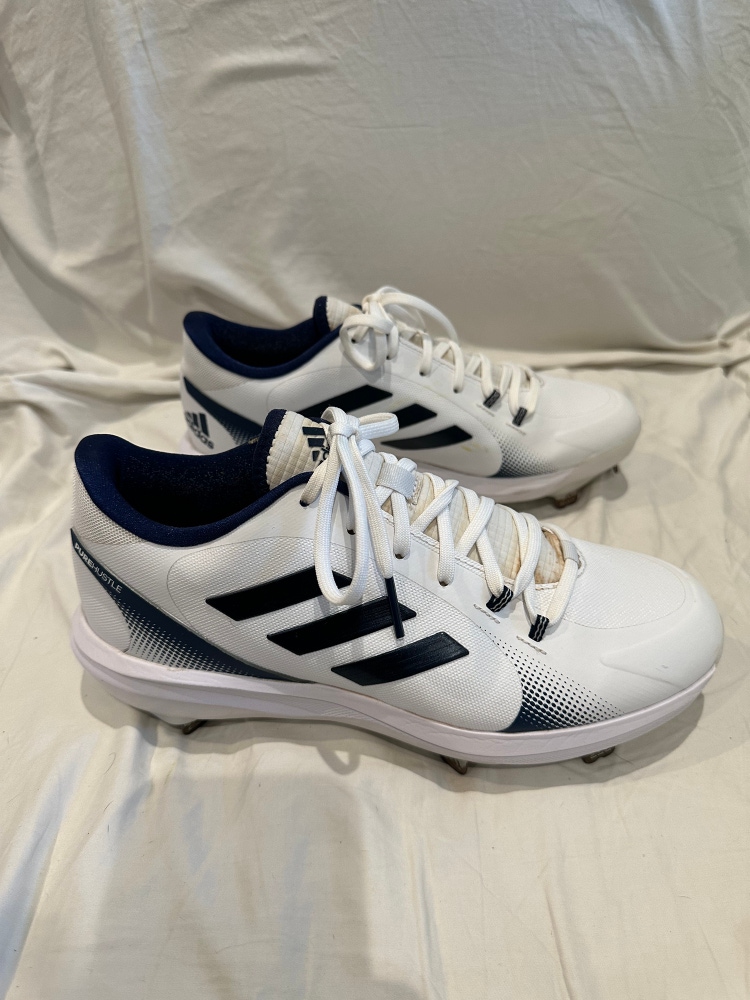 Adidas women’s Size 10 pure hustle metal softball cleats