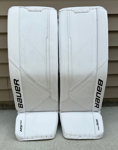 Like New  Bauer Supreme M5 Pro Goalie Leg Pads
