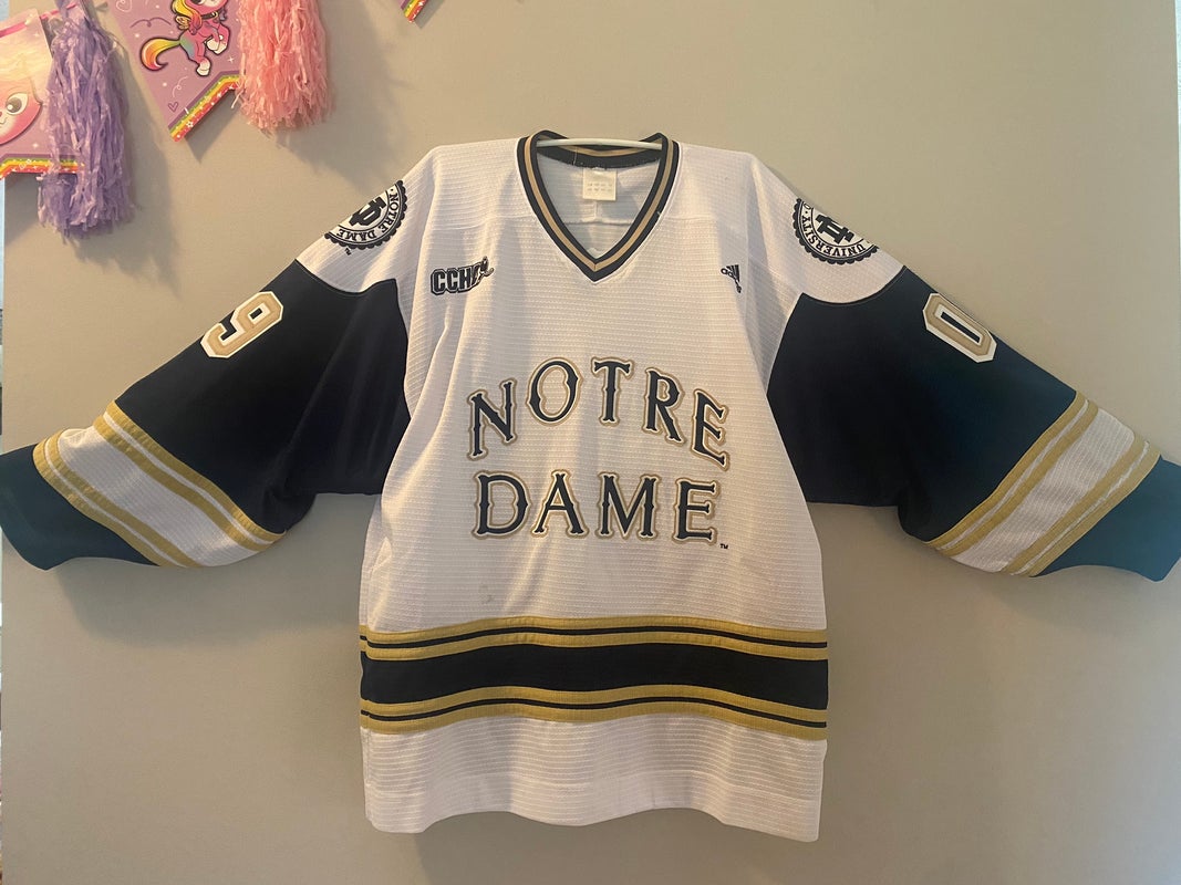 NCAA Notre Dame Customized Number Kit For 1998-2004 Away Hockey