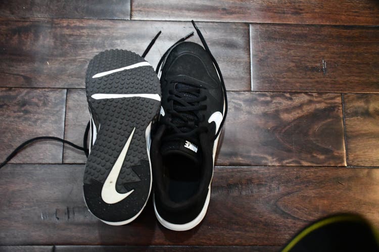 Black Used Size 8.5 (Women's 9.5) Turf Cleats Nike Low Top