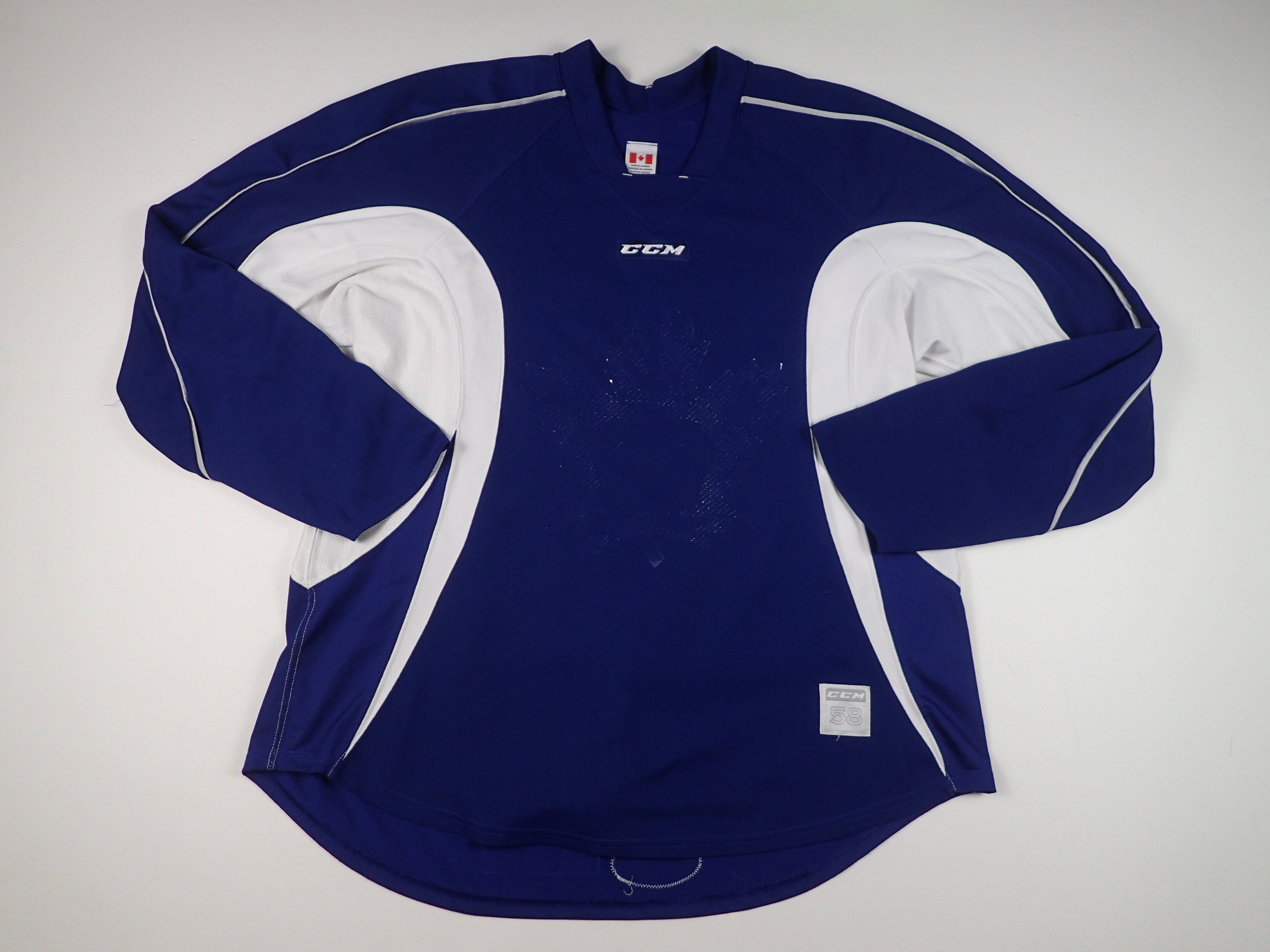 CCM Atlanta Thrashers NHL Hockey Jersey Youth L/XL Navy Blue Canada Sewn  blank