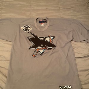 San Jose Sharks Center Ice Practice Jersey Senior XL