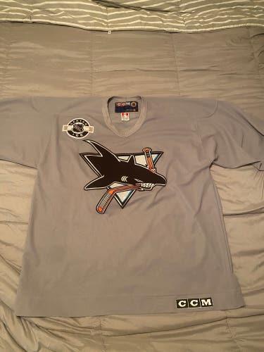 San Jose Sharks Center Ice Practice Jersey Senior XL