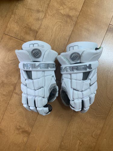 Used Maverik Large M4 Lacrosse Gloves