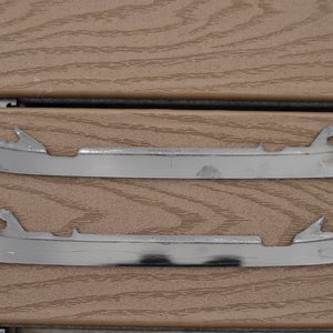 Used Bladetech DLC Black Runners for BAUER Lightspeed Edge Holders (Trigger Quick Release) - 1 Pair