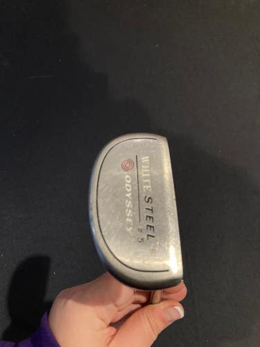 Used Men's Odyssey White Steel 5 Right Putter 35"