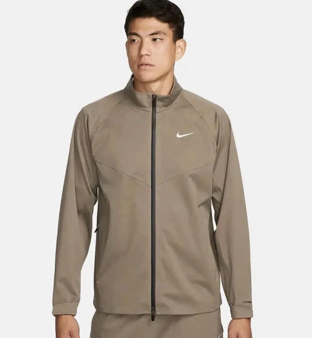 Nike Storm Golf Jacket Storm-FIT ADV FZ Waterproof Olive Grey Men’s Sz Med $205