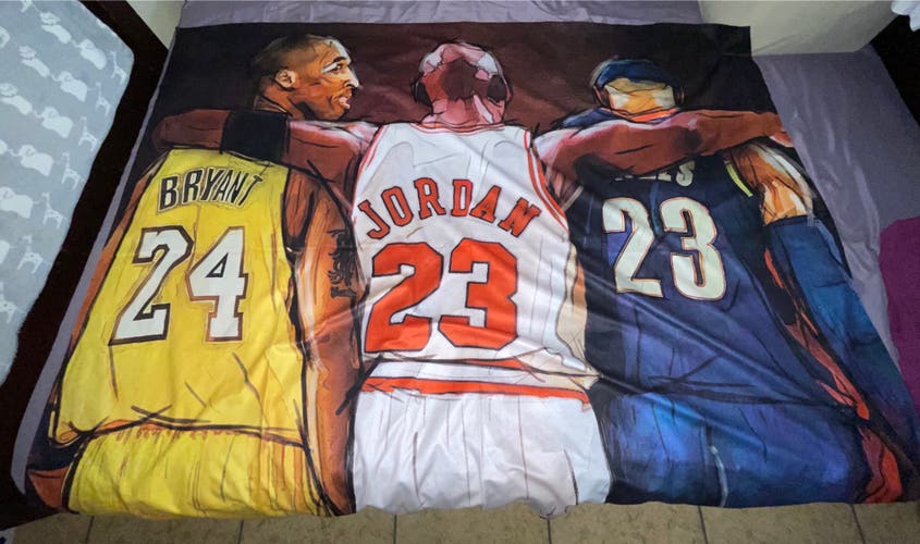 Kobe, Jordan, & Lebron Banner