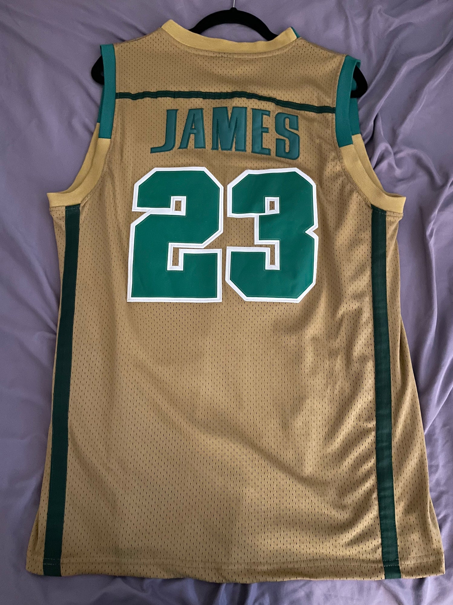 NWT Nike Mens Black Los Angeles Lakers Lebron James 23 Basketball NBA Jersey  50