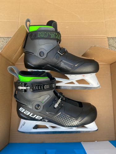 Lightly Used Bauer Regular Width  Size 8 Konekt Goalie Skates