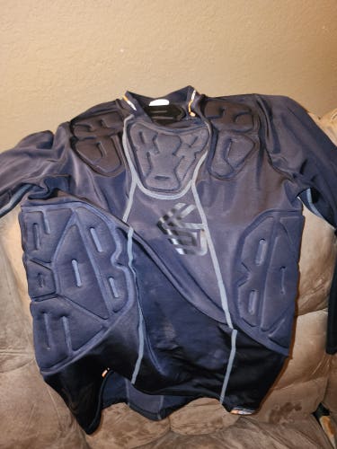 New Shock Doctor Padded Goalie Base Layer Shirt