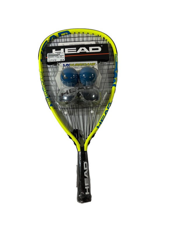 Used Head Hurricane 3 5 8" Racquetball Set