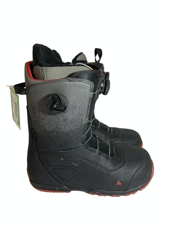 Used Burton Ruler Boa-r Men's Snowboard Boots Size 11.5