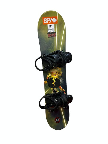 Used Burton Chopper 111 Cm Junior Snowboard Combo