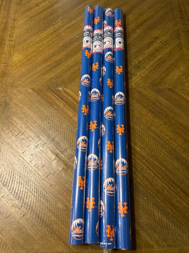 FanWrap  Vintage  NY METS, Wrapping Paper 4pk