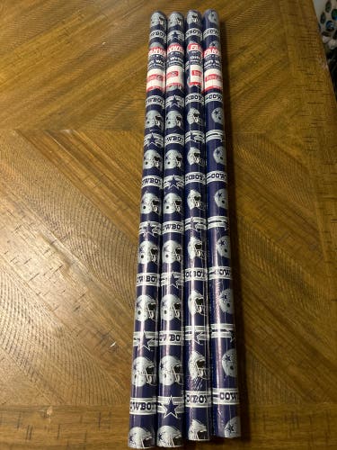 FanWrap  Vintage  Dallas Cowboys,  Wrapping Paper 4pk