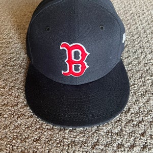 Used Lot Of 5 New Era 59Fifty Fitted Hats Size 6 3/4 (Check Description)
