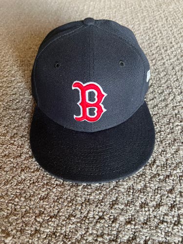 Used Lot Of 5 New Era 59Fifty Fitted Hats Size 6 3/4 (Check Description)