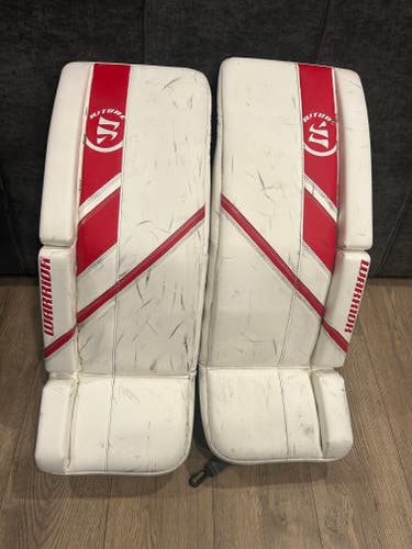 Used 30" Warrior Ritual G5 Goalie Leg Pads