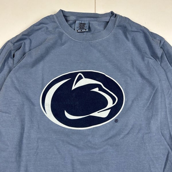 Penn State Lululemon Men's Cotton Logo Long Sleeve in Navy