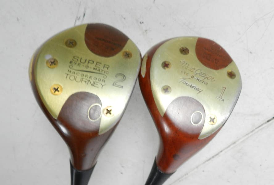 Vintage MacGregor Tourney SUPER EYE-O-MATIC Golf Club Set of