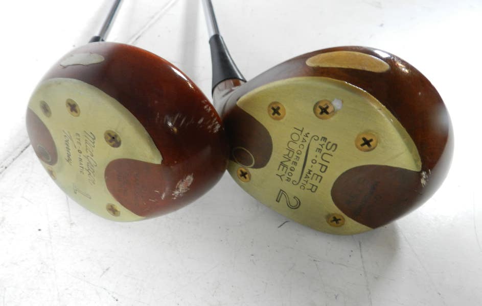 EYE-O-MATIC Tourney 1番 Macgregor Tourney Super Eye O Matic 4 Wood Persimmon Golf