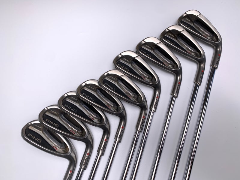 Ping G25 Iron Set 5-PW+AW+SW+LW Red Dot 1* Flat CFS Regular Steel