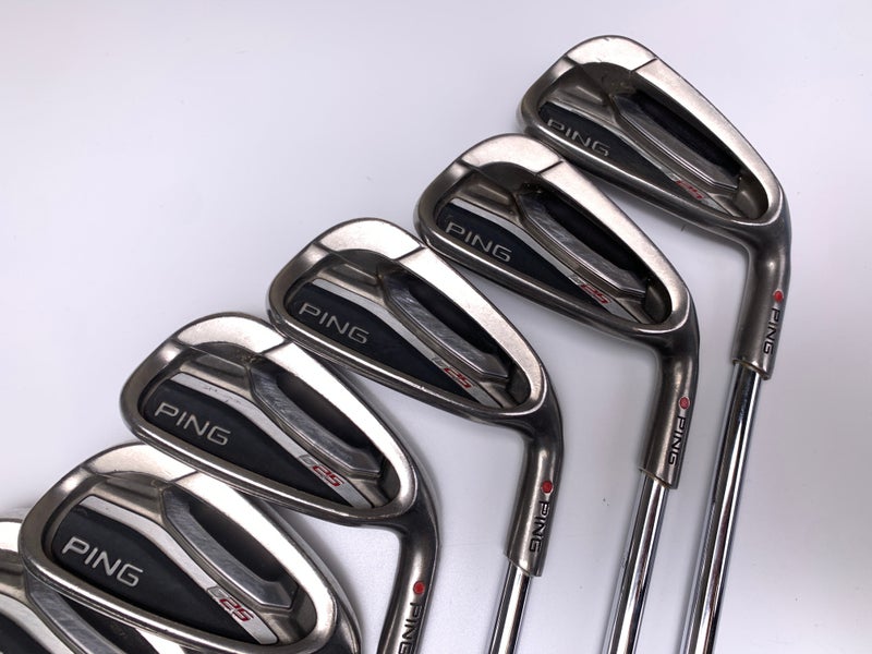 Ping G25 Iron Set 5-PW+AW+SW+LW Red Dot 1* Flat CFS Regular Steel