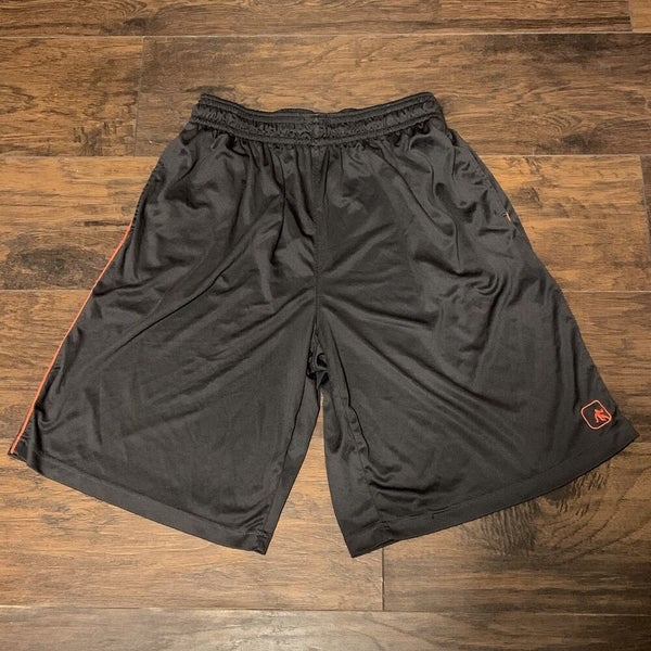 And 1 Basketball Sportswear Spicy Orange/Ebony Men's Athletic Shorts Size Lg 2