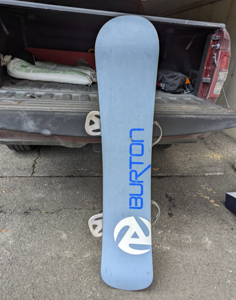 Used 2006 Burton Air Snowboard 114cm with Large Bindings