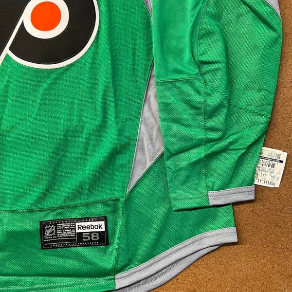 Philadelphia Flyers 2007-2017 Authentic Reebok Warmup/Practice Kelly Hockey  Jersey