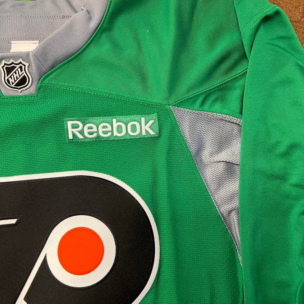 Philadelphia Flyers 2007-2017 Authentic Reebok Warmup/Practice Orange  Hockey Jersey