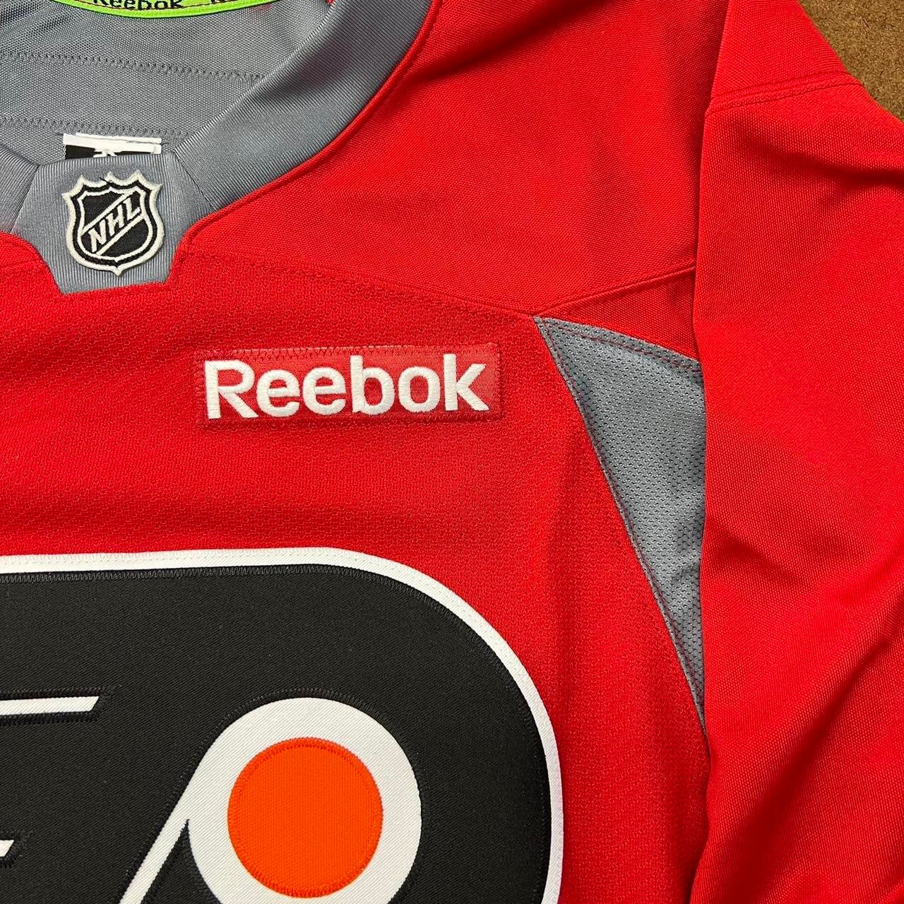 Philadelphia Flyers 2007-2017 Authentic Reebok Warmup/Practice Columbia  Hockey Jersey