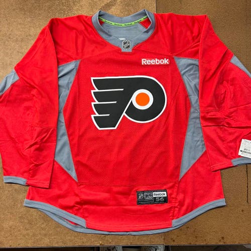 Philadelphia Flyers 2007-2017 Authentic Reebok Warmup/Practice Red Hockey Jersey