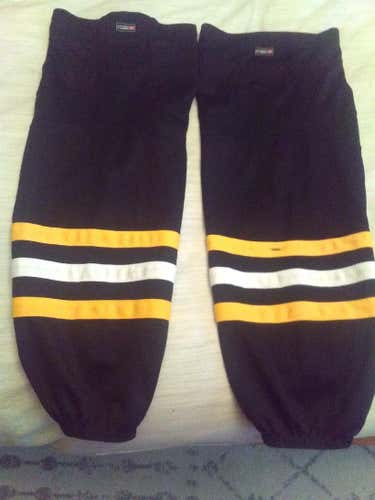 Large Kobe Socks Pro Stock = Pittsburgh Penguins colorway