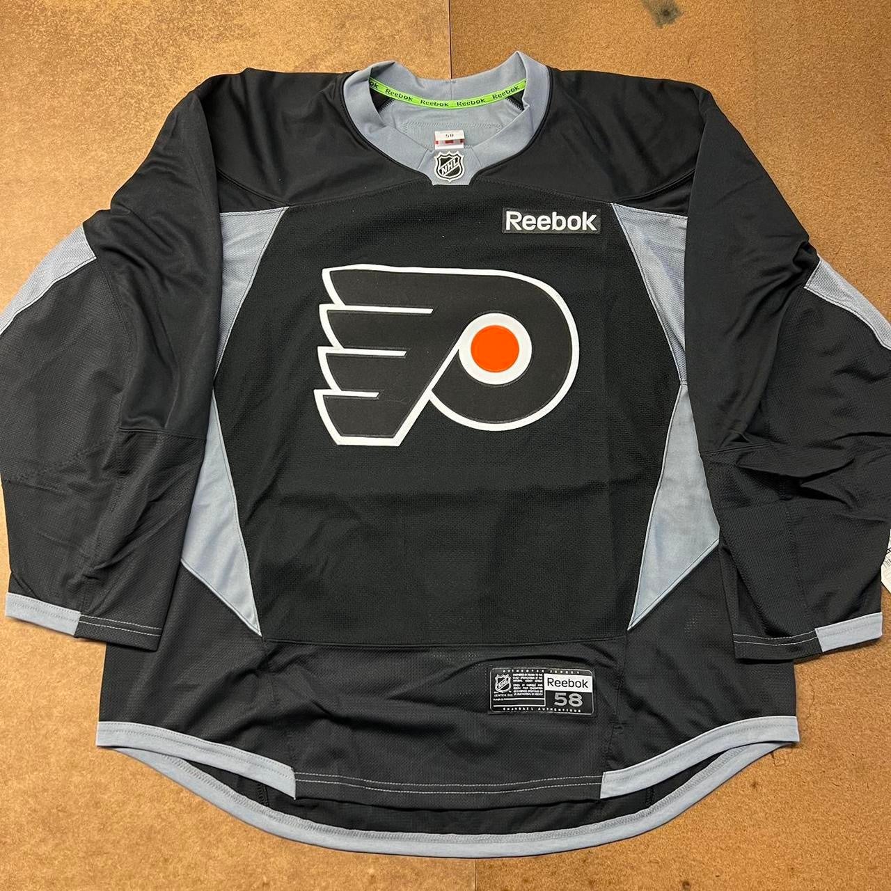 Philadelphia Flyers 2007-2017 Authentic Reebok Warmup/Practice Black Hockey  Jersey | SidelineSwap
