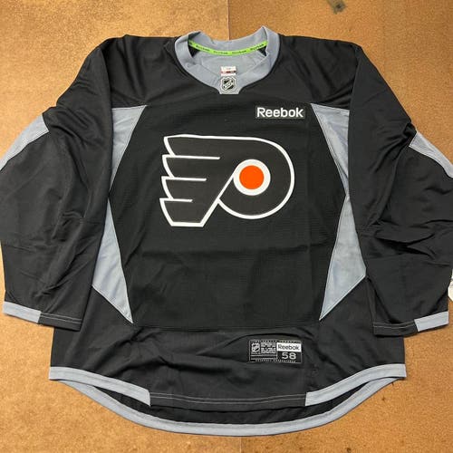 Philadelphia Flyers 2007-2017 Authentic Reebok Warmup/Practice Black Hockey Jersey