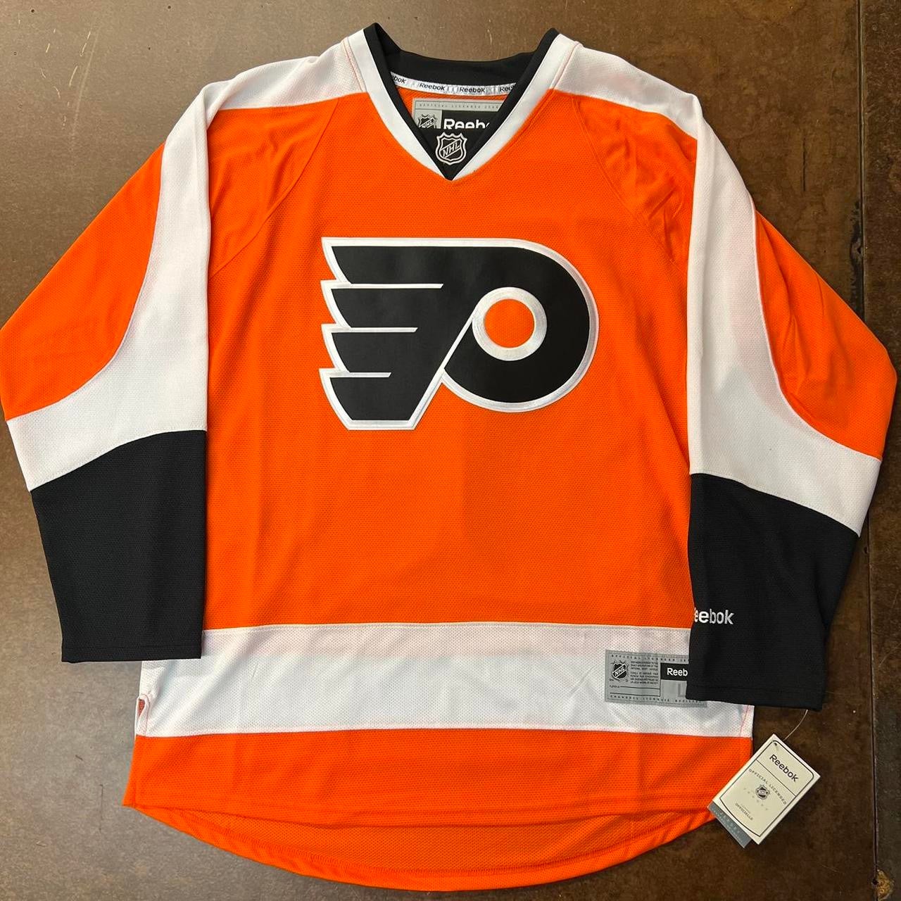 GOSTISBEHERE Philadelphia Flyers Reebok Premier 7185 HOME Jersey