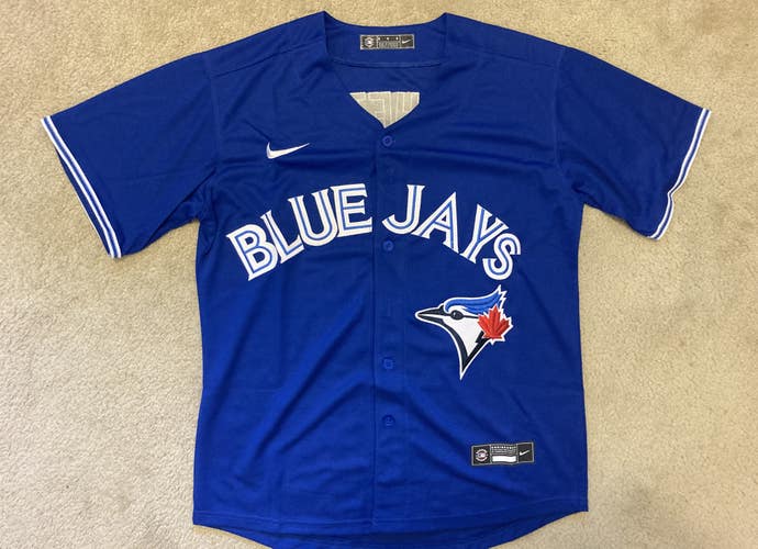 NEW - Mens Stitched Nike MLB Jersey - Vladimir Guerrero Jr. - Blue Jays - XL