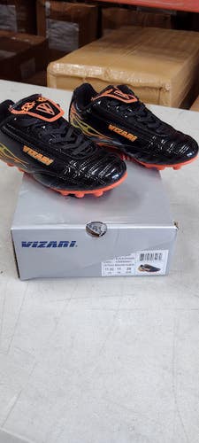 Vizari Blaze Outdoor Firm Ground Kids Soccer Shoes | Black/Orange Size 5.5 | VZSE90005J-5.5