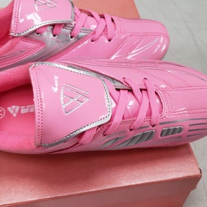 Vizari Striker FG Soccer Shoe | Pink/Silver 3.5 | VZSE90010J-3.5
