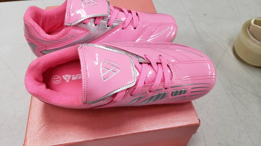 Vizari Striker FG Soccer Shoe | Pink/Silver 3.5 | VZSE90010J-3.5