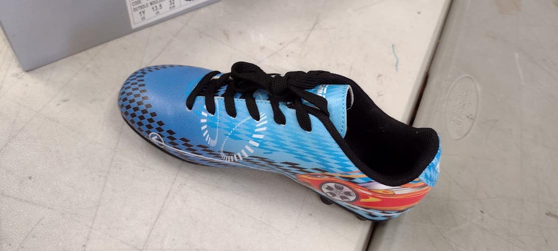 Vizari Unisex-Child Racer Soccer-Shoes | Blue/Red Size 1 | VZSE93274Y-1