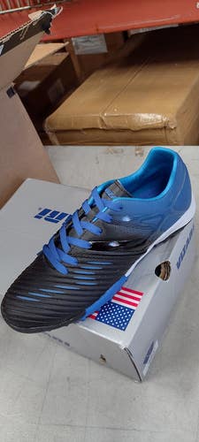 Vizari Kids Liga TF Turf | Indoor Outdoor |Soccer Shoes | Blue/Black Size 6 | VZSE93358J-6