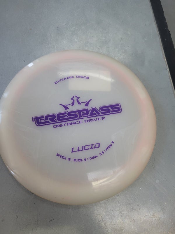 Used Dynamic Discs Trespass Lucid 173g Disc Golf Drivers