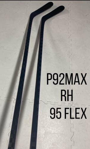 Senior(2x)Right P92M 95 Flex PROBLACKSTOCK Pro Black Out Unbranded Pro Stock Hockey Sticks