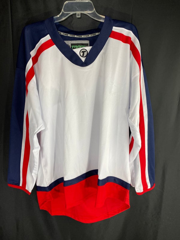  Columbus Blue Jackets Red Blank Youth 8-20 Special Edition  Premier Team Jersey (8-12) : Sports & Outdoors