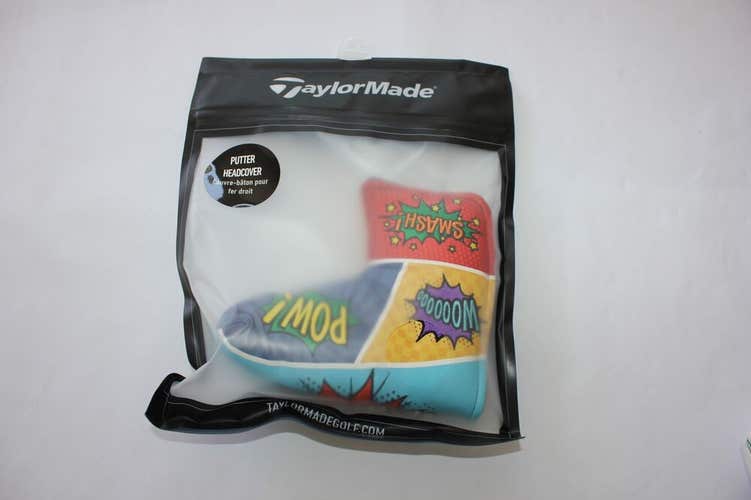 NEW TAYLORMADE SMASH! BOOM! POW! BLADE PUTTER HEADCOVER