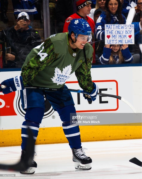 adidas Maple Leafs Camo Jersey - Green