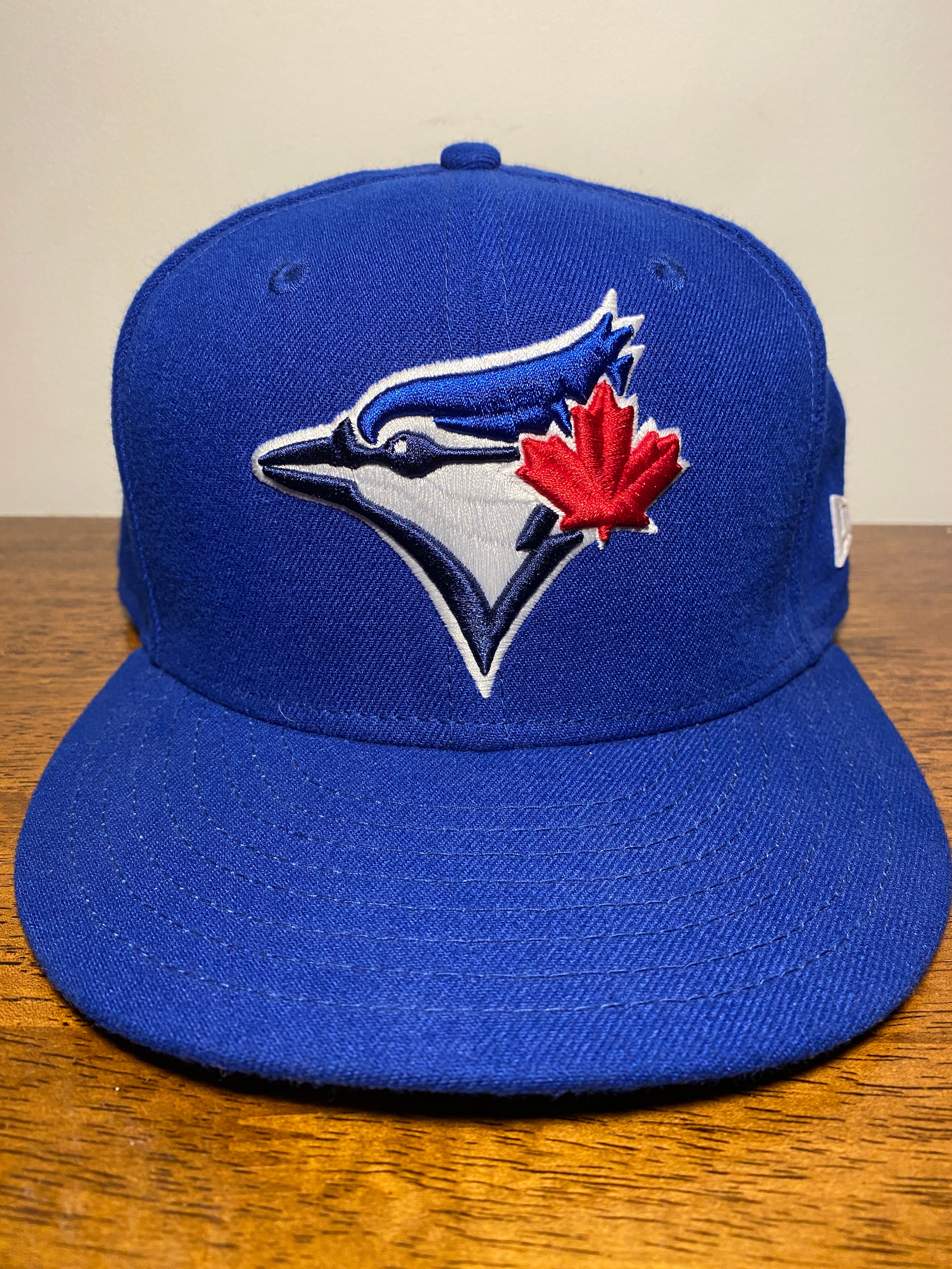 Toronto Blue Jays 40th Anniversary New Era 59FIFTY Fitted Hat (Navy Seaweed Doscientos Blue Under BRIM) 7 3/8